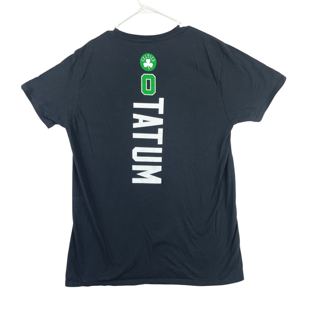 Fanatics Boston Celtics Jayson Tatum T Shirt Mens L Black Basketball Sporty